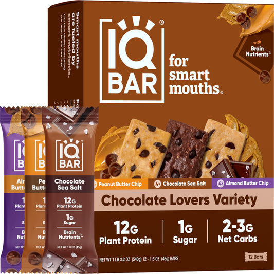 IQBAR Brain and Body Plant Protein Bars