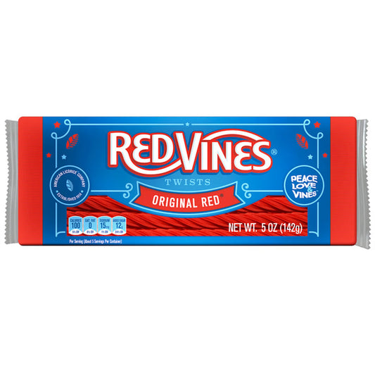 Red Vines Twists, Original Red Licorice Candy